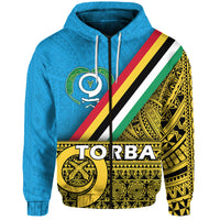 Vanuatu Torba Province Day Hoodie Torba Flag Color Style LT9 Zip Hoodie Yellow - Polynesian Pride