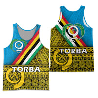 Vanuatu Torba Province Day Combo Men Tank Top and Men Short Torba Flag Color Style LT9 - Polynesian Pride