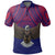 American Samoa Polynesian Coat Of Arms Bald Eagle Polo Shirt - Polynesian Pride