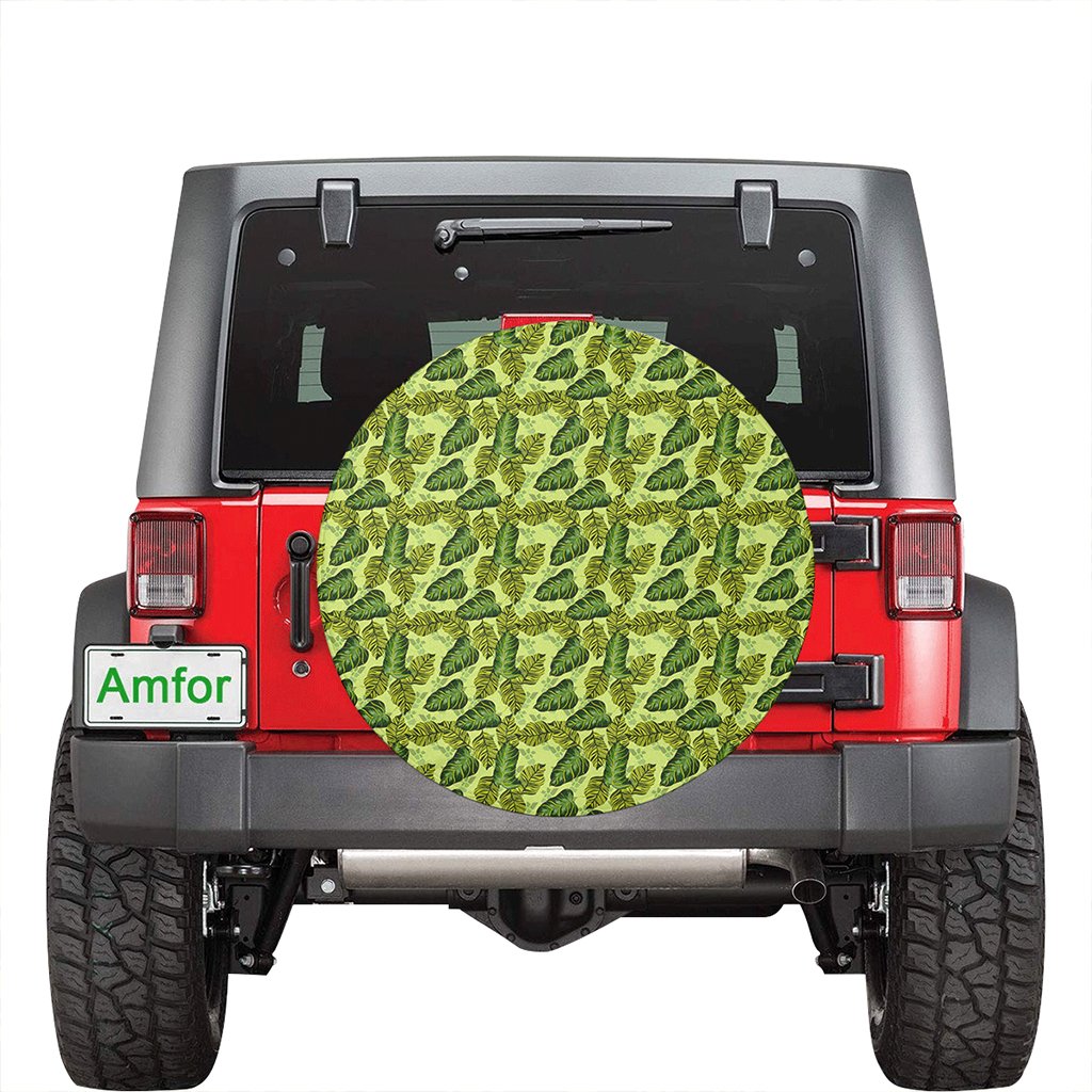 Tropical Green Hawaii Spare Tire Cover - Polynesian Pride