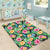 Tropical Hibiscus Banana Leafs Area Rug - AH - Polynesian Pride