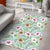 Tropical Hibiscus Palm Leaves Area Rug - AH - Polynesian Pride