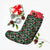 Tropical Monstera Leaf Green Mix Christmas Stocking - Polynesian Pride