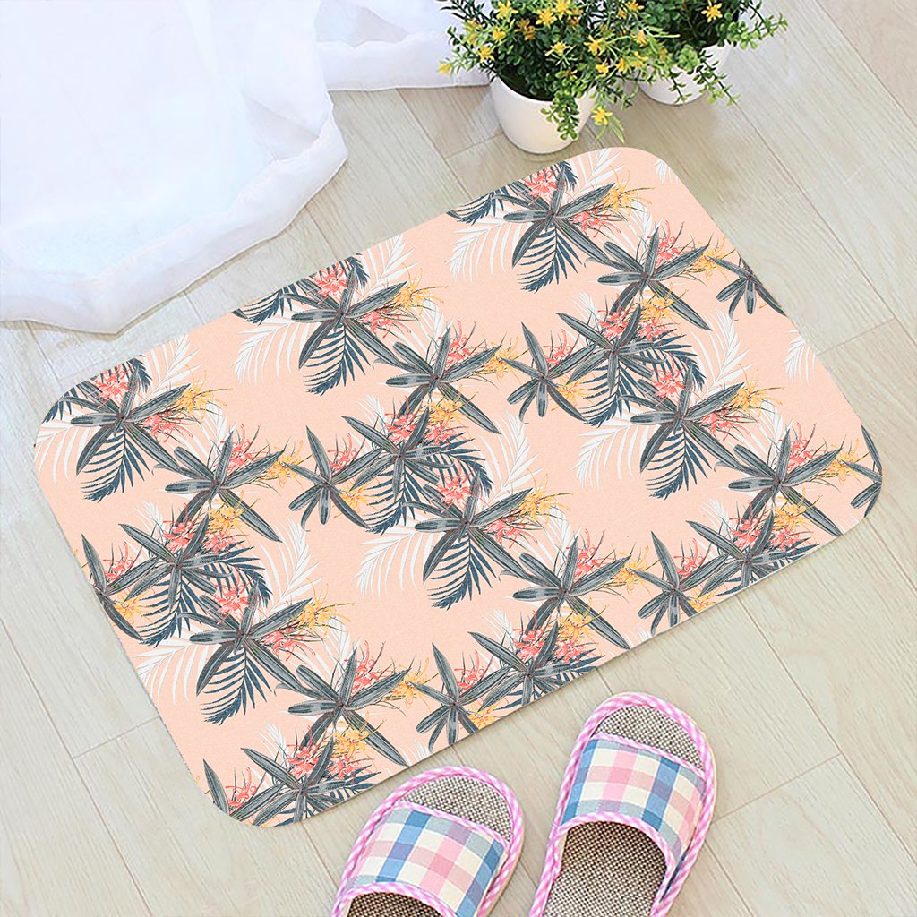 Tropical Pattern Pink Hawaii Door Mat - Polynesian Pride