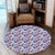 Tropical Strelitzia Round Carpet - AH Round Carpet Luxurious Plush - Polynesian Pride