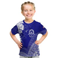 (Custom Personalize) Tonga Kolisi Kuini Salote KID T Shirt QSC Floral Tapa LT7 Youth XL Size14 - Polynesian Pride