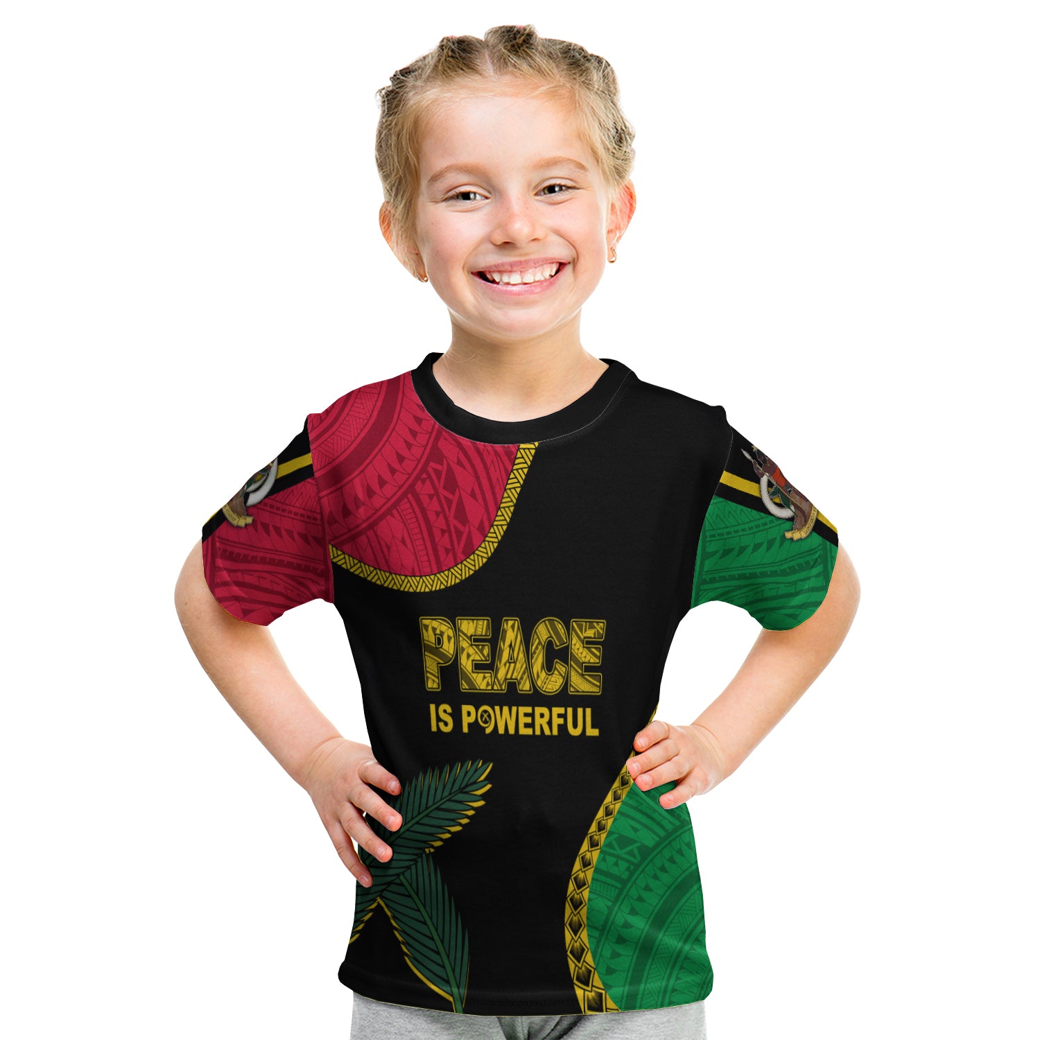 Vanuatu Father Lini Day T Shirt KID Simple Style LT7 Youth XL Size14 - Polynesian Pride