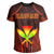 Hawaiian Kanaka Turtle Polynesian T Shirt Orange Stronge Style - Polynesian Pride