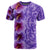 Hawaii Hibiscus Flower Polynesian T Shirt Curtis Style Purple - Polynesian Pride