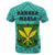 Hawaii Kanaka Flag Polynesian T Shirt Kanaka Maoli Spirit Turquoise - Polynesian Pride