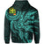 Hawaii Hoodie Zip Polynesian Kanaka Map Hawaiian Hoodie Zip Turquoise TT Style - Polynesian Pride