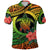 Polynesian Turtle Polo Shirt Circle Turtle Hibiscus Reggae LT9 Reggae - Polynesian Pride