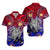 Hawaii Matching Dress and Hawaiian Shirt Hawaii Turtle Plumeria Mixed Polynesian Style LT9 - Polynesian Pride