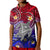 Custom Hawaii Polo Shirt Hawaiian Turtle Plumeria Mixed Polynesian Style LT9 Kid Gradient - Polynesian Pride