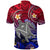 Custom Hawaii Polo Shirt Hawaiian Turtle Plumeria Mixed Polynesian Style LT9 - Polynesian Pride