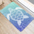 Turtle Gardiant Background Door Mat AH - Polynesian Pride