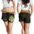 Tuvalu Women's Shorts - Polynesian Gold Patterns Collection - Polynesian Pride