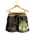 Tuvalu Women's Shorts - Polynesian Gold Patterns Collection - Polynesian Pride