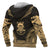 Tuvalu Polynesian Chief Custom Hoodie Gold Version - Polynesian Pride