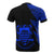 Tuvalu T Shirt Polynesian Pattern Blue Flash Style - Polynesian Pride