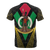 Vanuatu T Shirt Vanuatuan Flag Coat of Arms Spotlight Style - Polynesian Pride