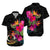 Vanuatu Tribal Polynesian Hibiscus Matching Hawaiian Shirt and Dress LT12 - Polynesian Pride