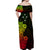 (Custom Personalised) Papua New Guinea Birds of Paradise Women Off Shoulder Long Dress Reggae LT13 - Polynesian Pride