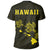 Hawaii Kakau Three Turtles T Shirt Yellow - Polynesian Pride