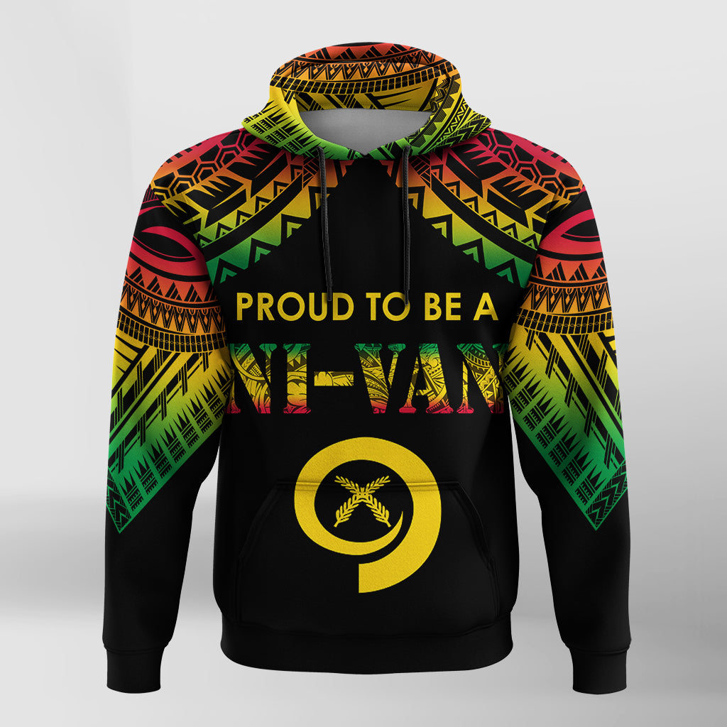 Vanuatu Proud To Be A Ni Van Polynesian Pattern Hoodie - LT7 - Polynesian Pride