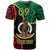 Custom Vanuatu T Shirt Basic Coat of Arms LT9 - Polynesian Pride