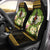 Vanuatu Car Seat Cover - Polynesian Gold Patterns Collection Universal Fit Black - Polynesian Pride