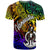 Vanuatu Custom T Shirt Rainbow Polynesian Pattern - Polynesian Pride