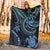 Vanuatu Custom Personalised Premium Blanket - Blue Turtle - Polynesian Pride