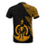 Vanuatu T Shirt Polynesian Pattern Gold Flash Style - Polynesian Pride