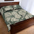 Polynesian Quilt Bed Set - Abstract Hibiscus Flowers With Tribal Background - Polynesian Pride