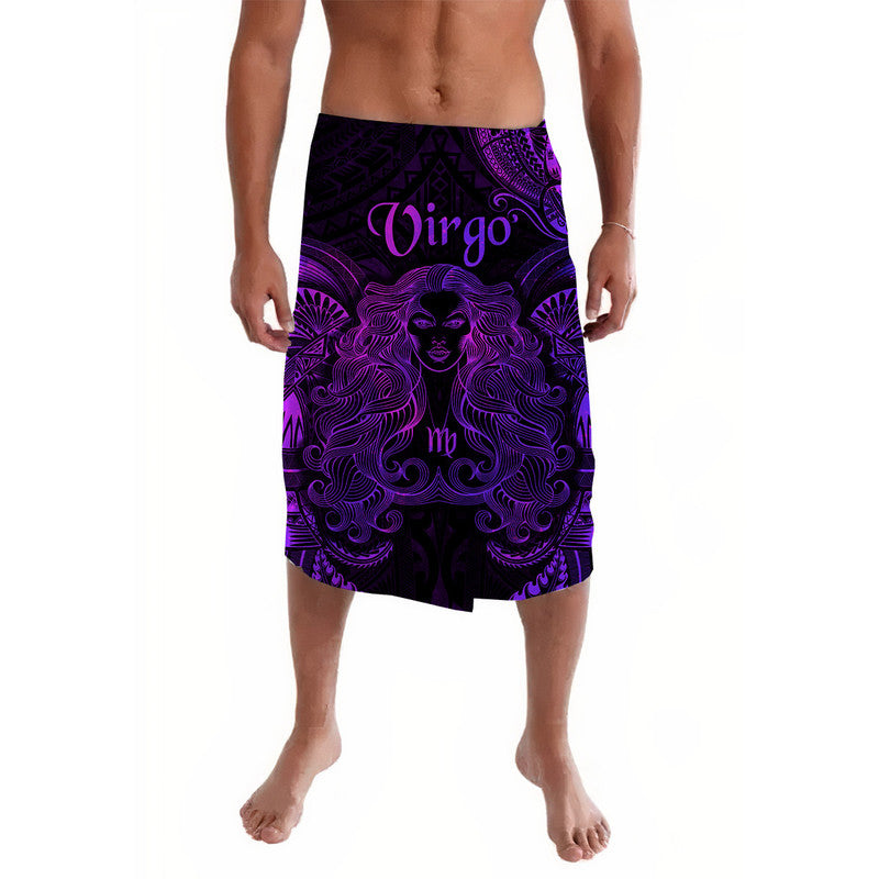 Virgo Zodiac Polynesian Lavalava Unique Style Purple LT8 Purple - Polynesian Pride