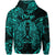 Virgo Zodiac Polynesian Zip Hoodie Unique Style Turquoise LT8 - Polynesian Pride