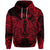 Virgo Zodiac Polynesian Zip Hoodie Unique Style Red LT8 - Polynesian Pride