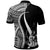 Vanuatu Custom Polo Shirt White Polynesian Tentacle Tribal Pattern - Polynesian Pride