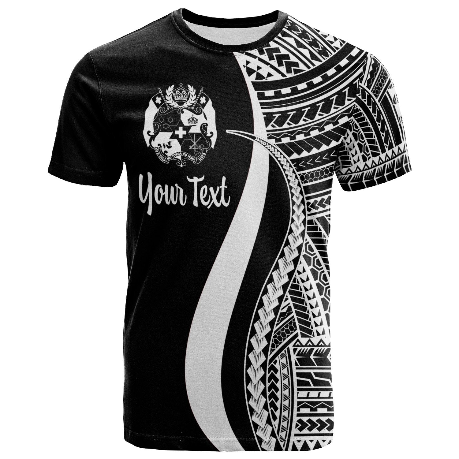 Tonga Custom T Shirt White Micronesian Tentacle Tribal Pattern Unisex White - Polynesian Pride