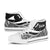 Tokelau High Top Shoes White - Polynesian Tentacle Tribal Pattern - Polynesian Pride