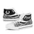 Pohnpei High Top Shoes White - Polynesian Tentacle Tribal Pattern - Polynesian Pride