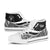 Niue High Top Shoes White - Polynesian Tentacle Tribal Pattern - Polynesian Pride