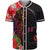 Wallis and Futuna Baseball Shirt - Tropical Hippie Style Unisex Black - Polynesian Pride