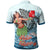 Wallis and Futuna Polo Shirt Polynesian Girls With Shark - Polynesian Pride