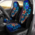 Wallis and Futuna Custom Personalised Car Seat Covers - Vintage Tribal Mountain Universal Fit Vintage - Polynesian Pride