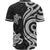 Tonga Baseball Shirt - White Tentacle Turtle - Polynesian Pride