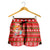 Hawaiian Santa Claus Mele Kalikimaka Women's Shorts - Aviv Style - Red - AH - Polynesian Pride