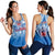 Samoa Rugby Women Racerback Tank Toa Samoa Polynesian Pacific Blue Version LT14 Blue - Polynesian Pride