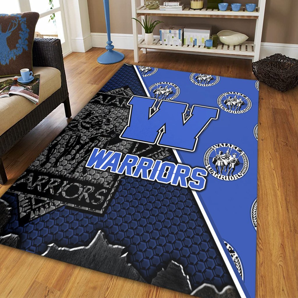 Hawaii Area Rug - Waiakea High Area Rug - AH Blue - Polynesian Pride